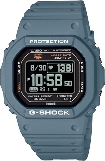 CASIO G-SHOCK DW-H5600-2JR Sport Digital 20-bar Sleep Analy Wristwatch blue JP