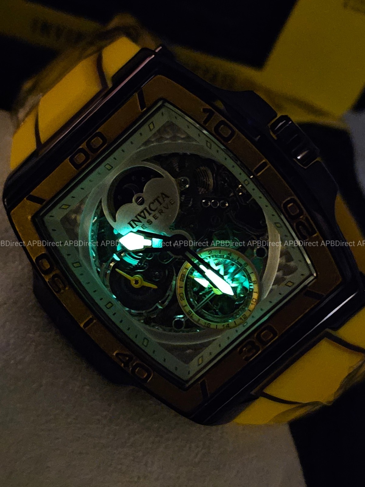 Invicta S1 Rally – DIABLO – Dual Time Automatic Dark Purple Reserve Mens Watch