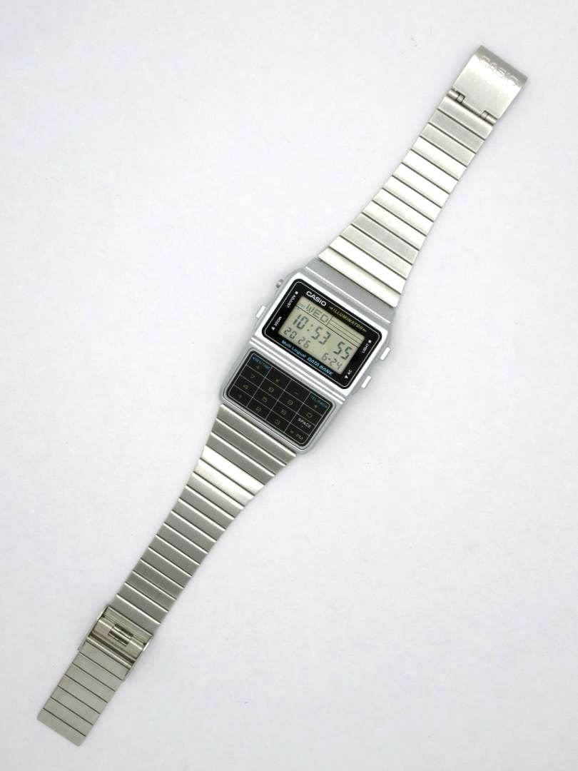 CASIO Data Bank DBC-611 Silver Retro Calculator Watch