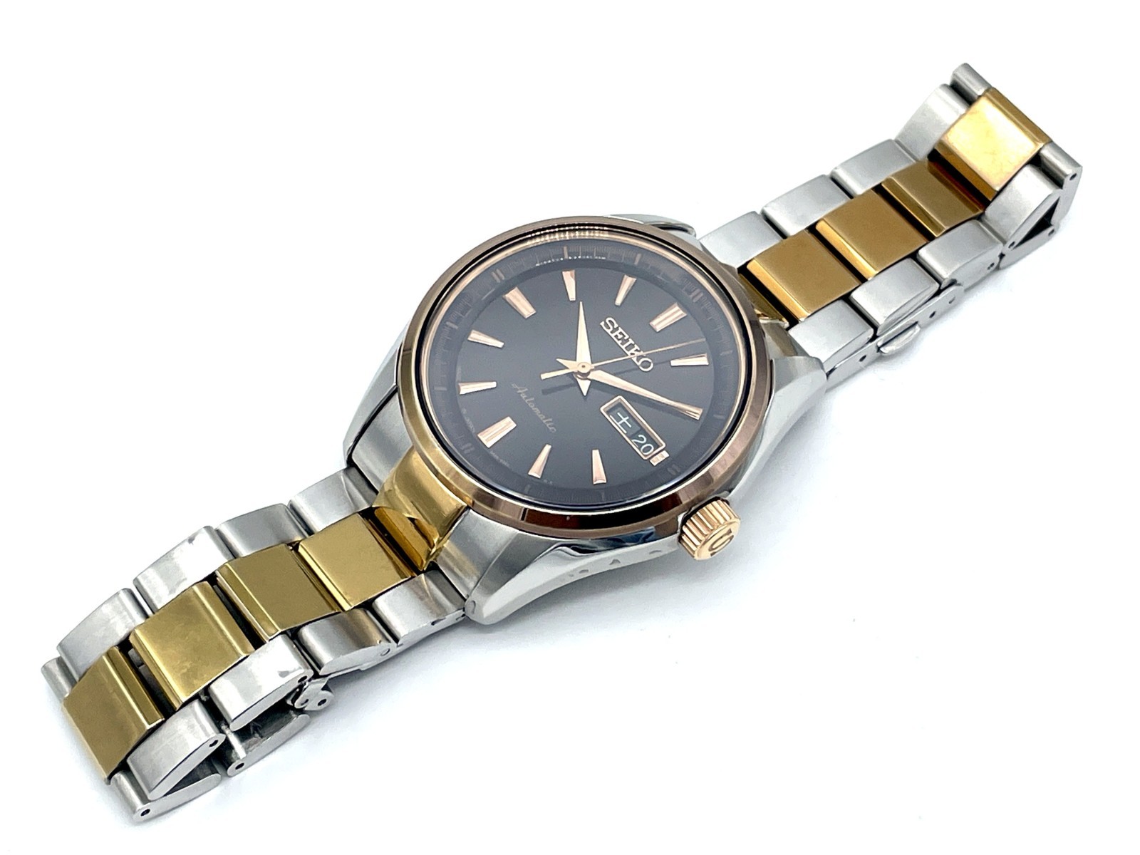 Near MINT SEIKO PRESAGE Automatic Watch Dark brown Dial 24Jewels 4R36-03H0 Boxed