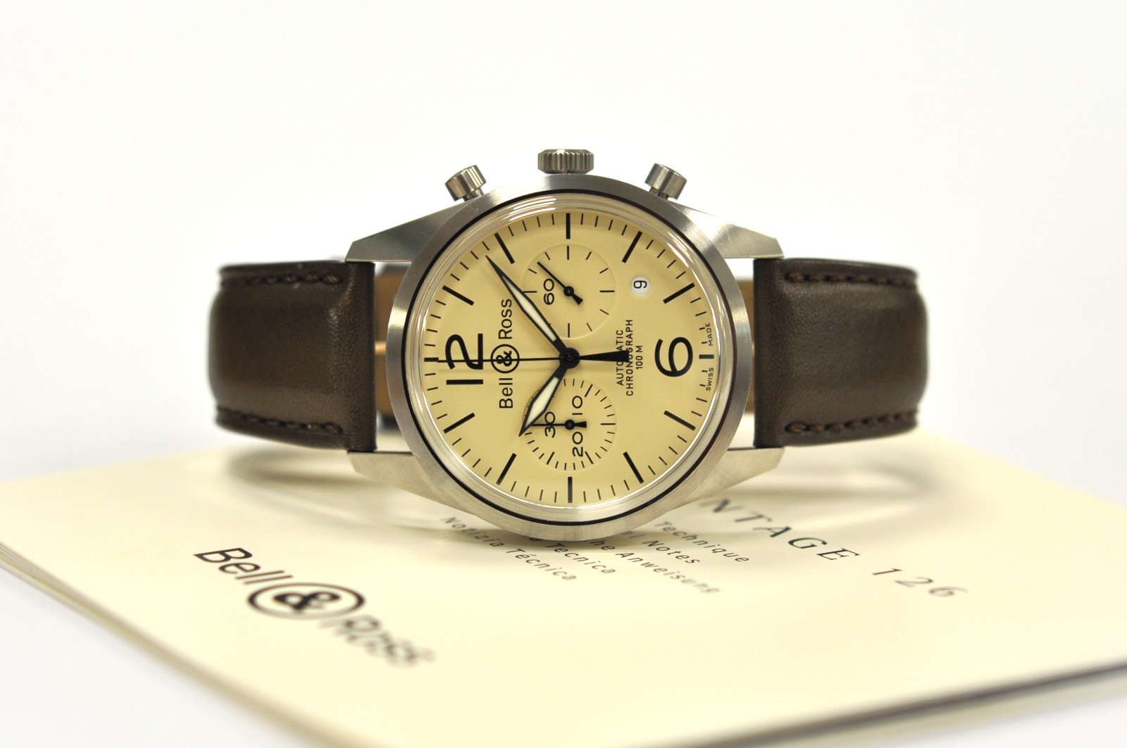 Bell & Ross Vintage Chronograph BR126-94 (c2022) +Box