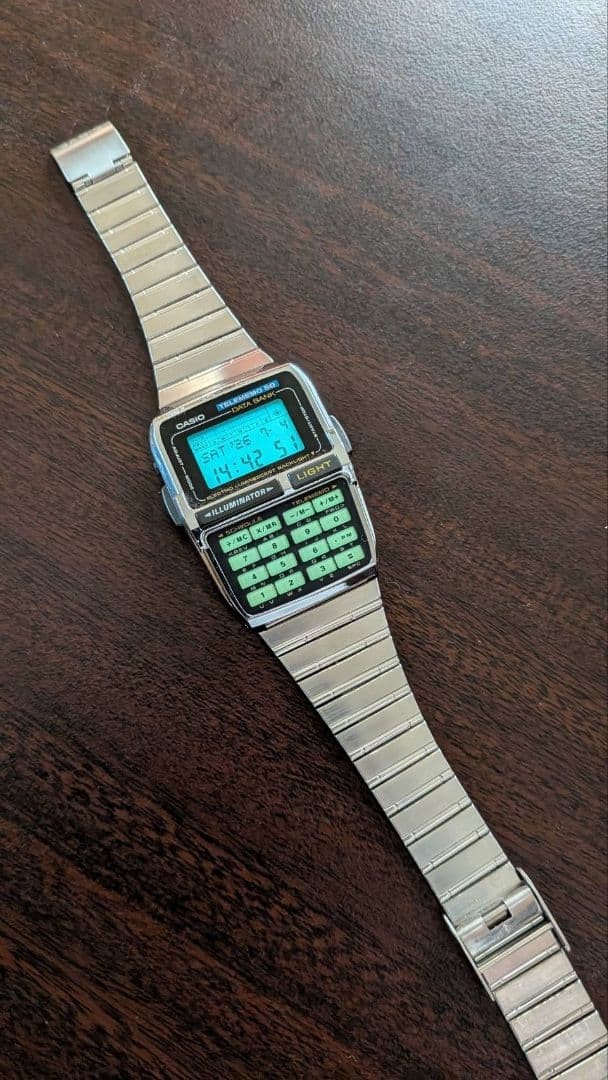 CASIO DBC-630 Data Bank Calculator Men’s Watch Retro Vintage