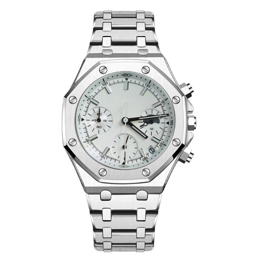 Large Dial Multifunctional Men’s Quartz Watch High-End Light Luxury Waterproof