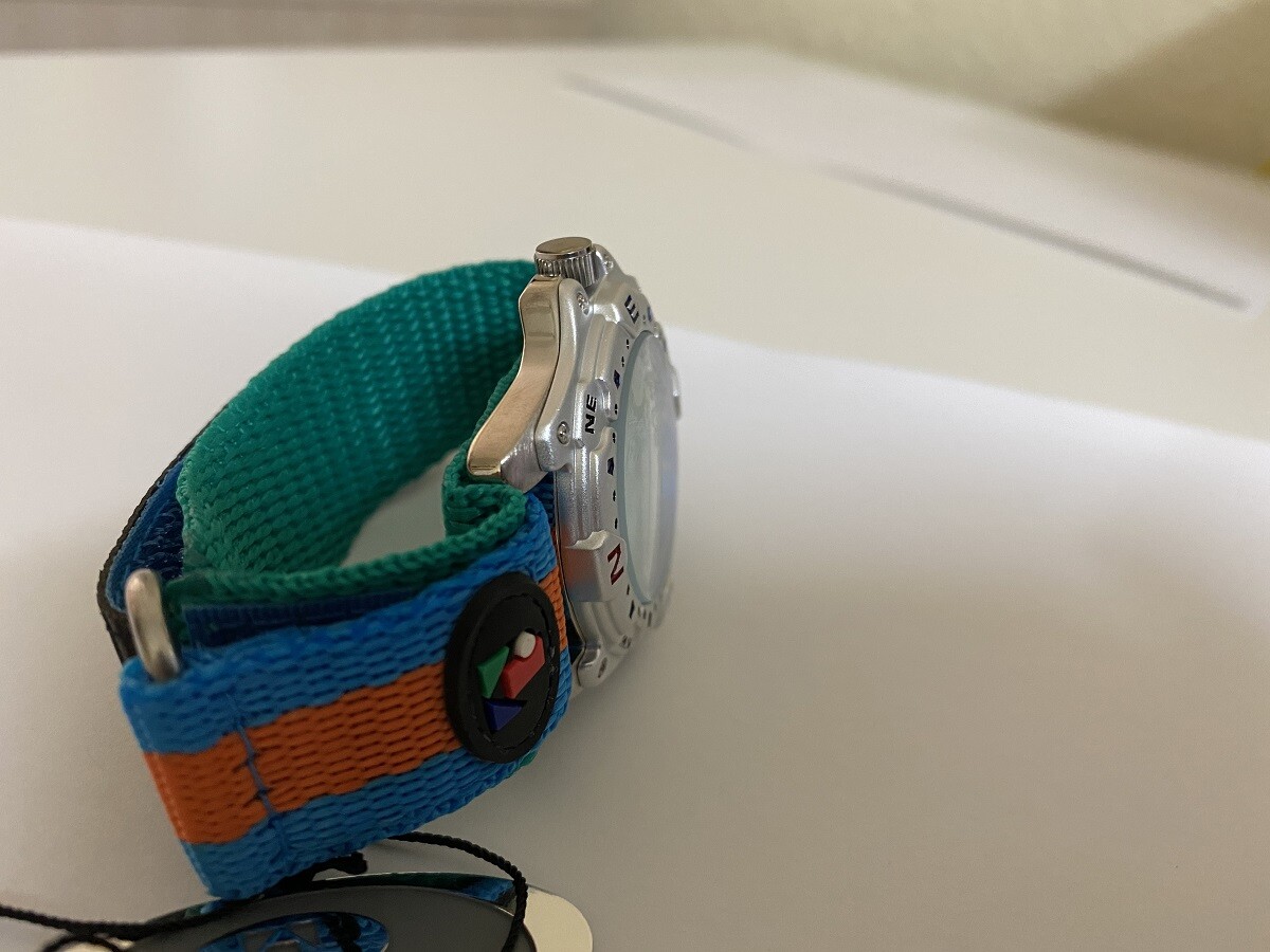 UNISEX Time Force 9000 Surf Italian design reg Watch Fabric Rip Stop Nylon Band