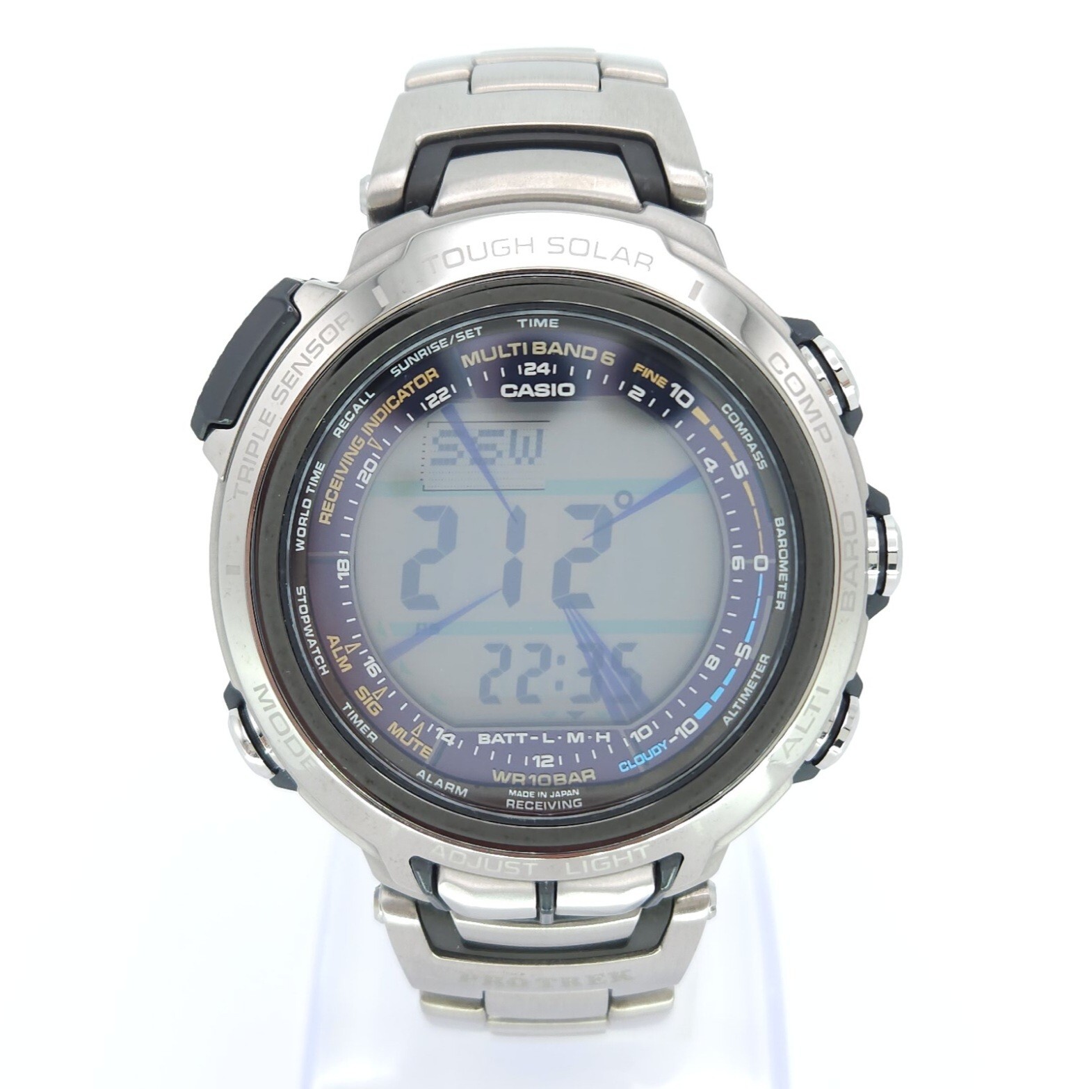 CASIO PRX-2000T-7JF PRO TREK MANASLU TITANIUM ABC DIGITAL WATCH JAPAN 2009