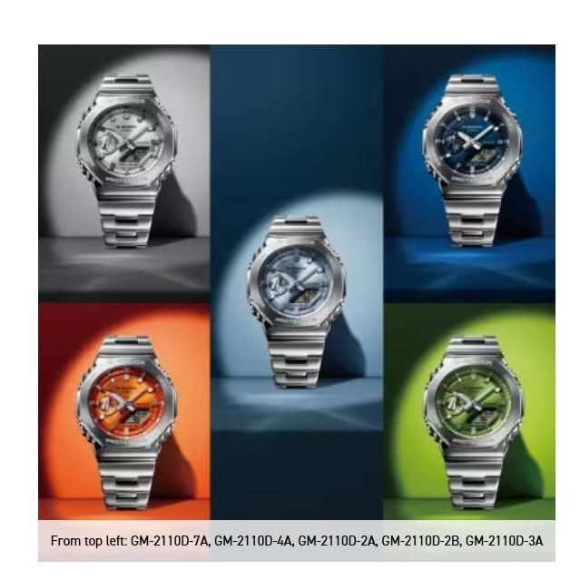 Casio CASIO G SHOCK G SHOCK New Digital Analog Combination Metal Bracelet GM 211