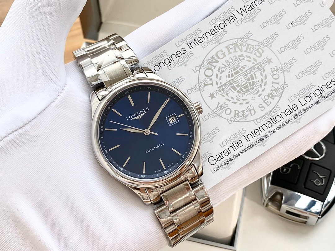 Longines Automatic Blue Dial Men’s Watch Stainless Steel Sapphire NEW