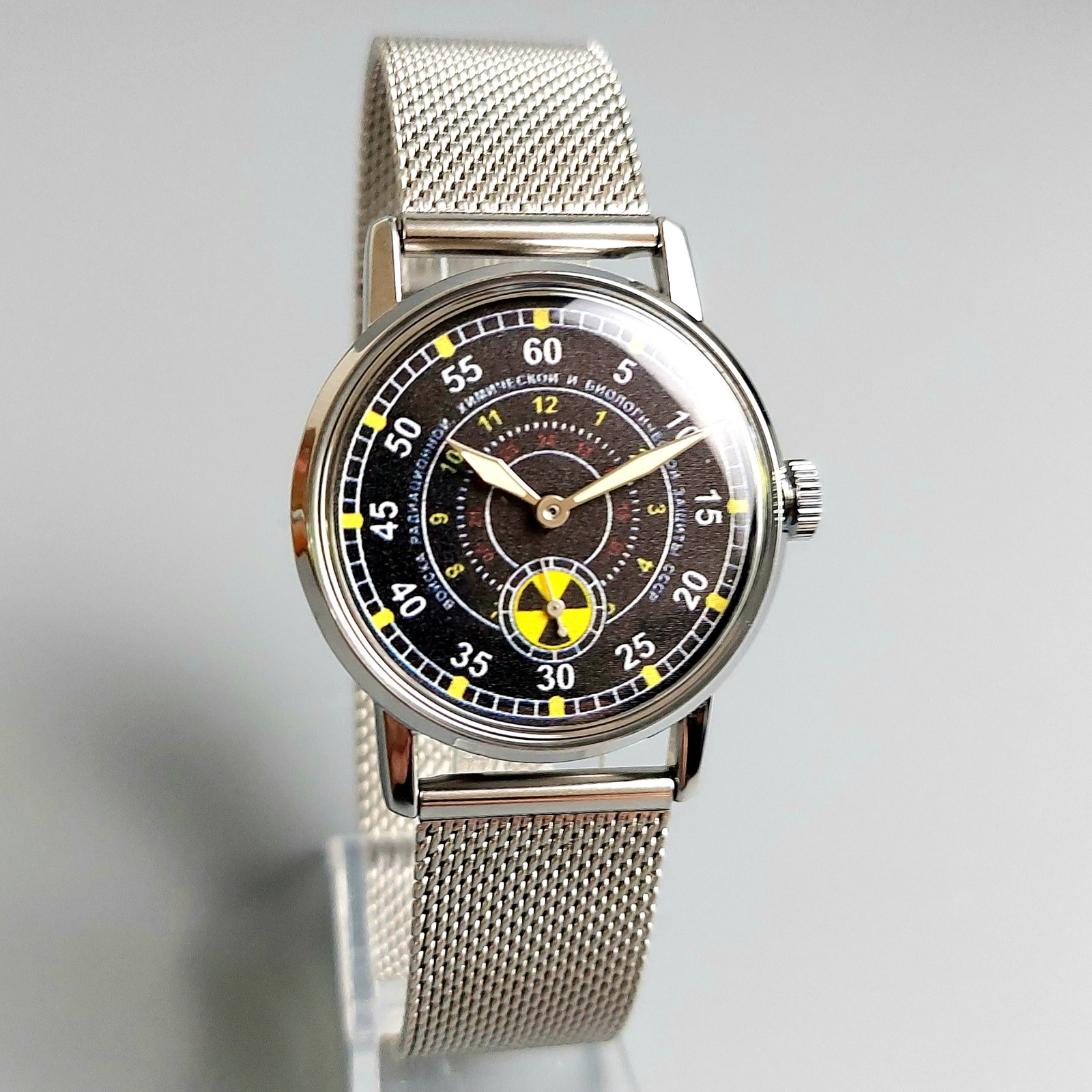 Soviet Wristwatch Pobeda Military Vintage Mechanical Men’s Watch Serviced