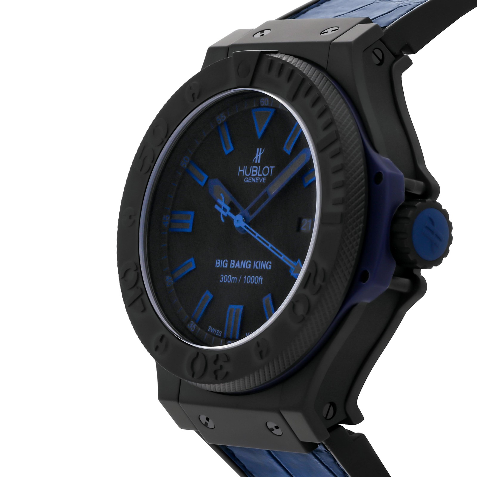 Hublot Big Bang King Limited Edition Ceramic Auto 48mm Blue 322.CI.1190.GR.ABB09