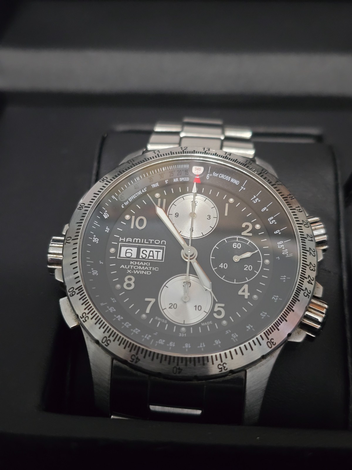 Hamilton Khaki X-Wind Men’s Black Watch – H776160 – FULL SET