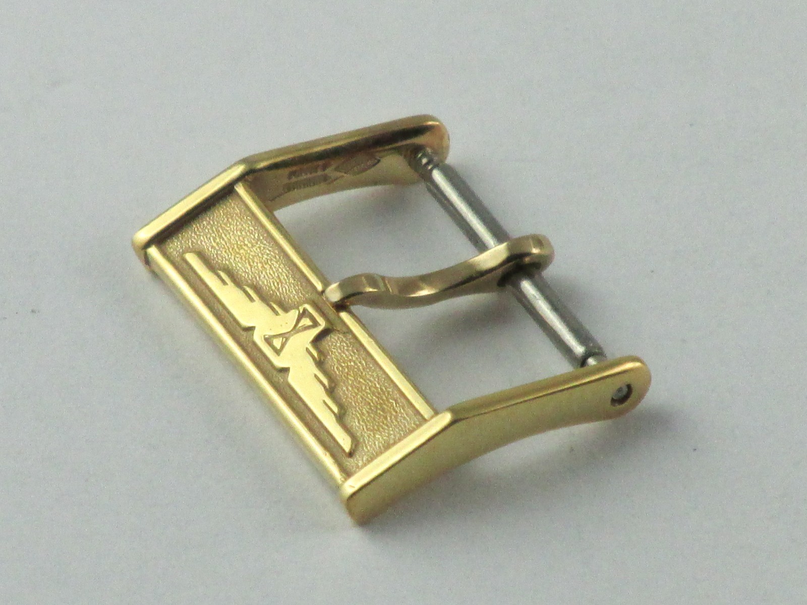 LONGINES GOLD LAMINATED BUCKLE 16mm BUCKLE LONGINES 16mm GOLD PLATED