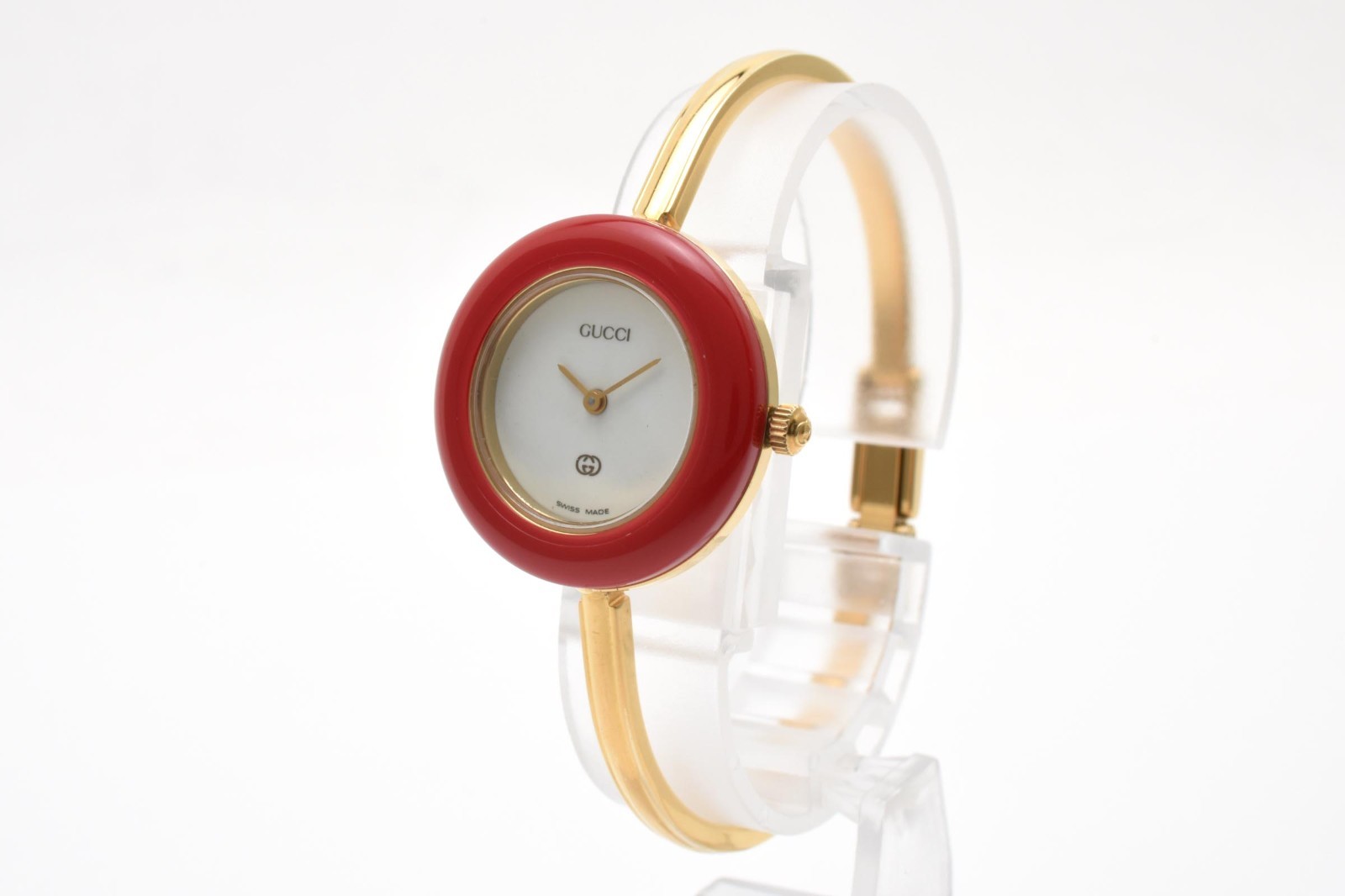 GUCCI Change Bezel 11/12.2 1100L Gold Vintage Quartz Woman’s Watch with Box