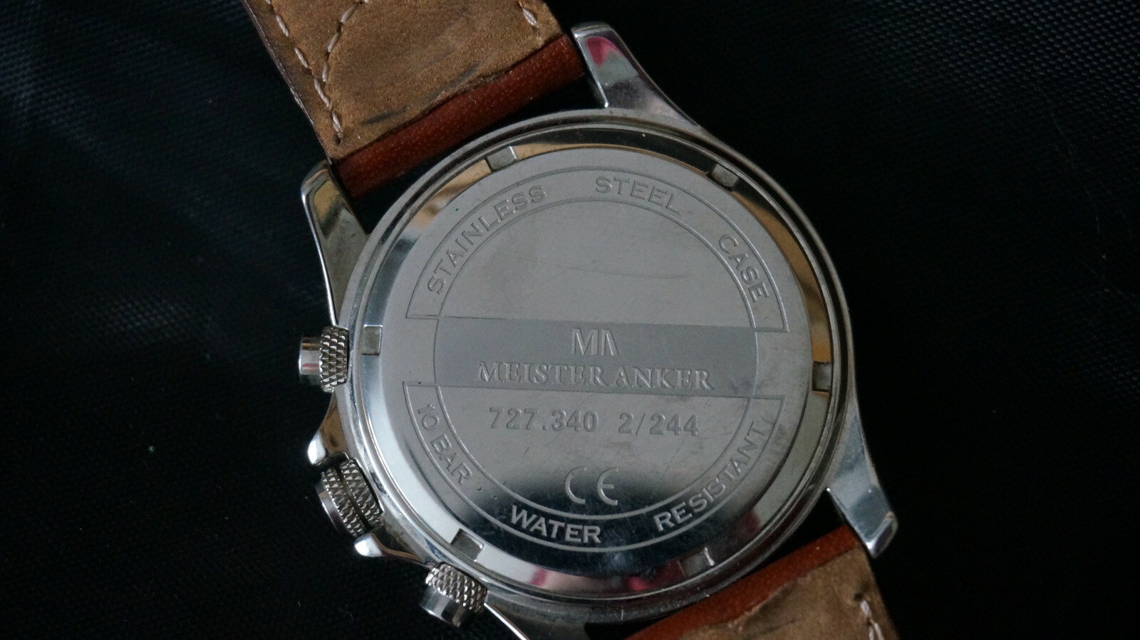 Meister Anker wrist watch MA Chronograph  WR10Bar 727.340 2/244