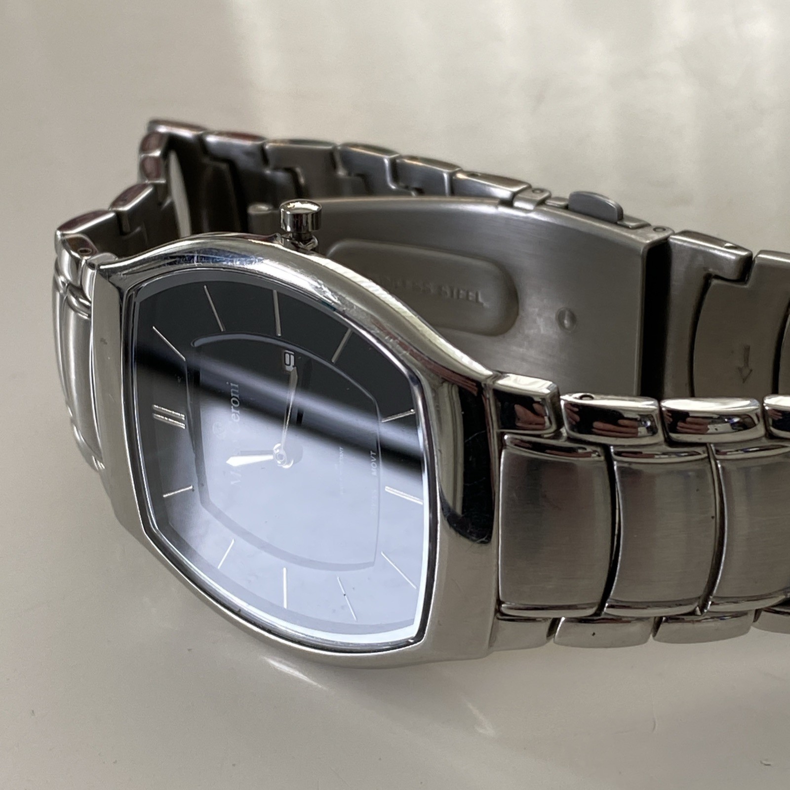 Marco Ceroni Swiss Made Mens Watch nice condition and with new battery fit 18cm