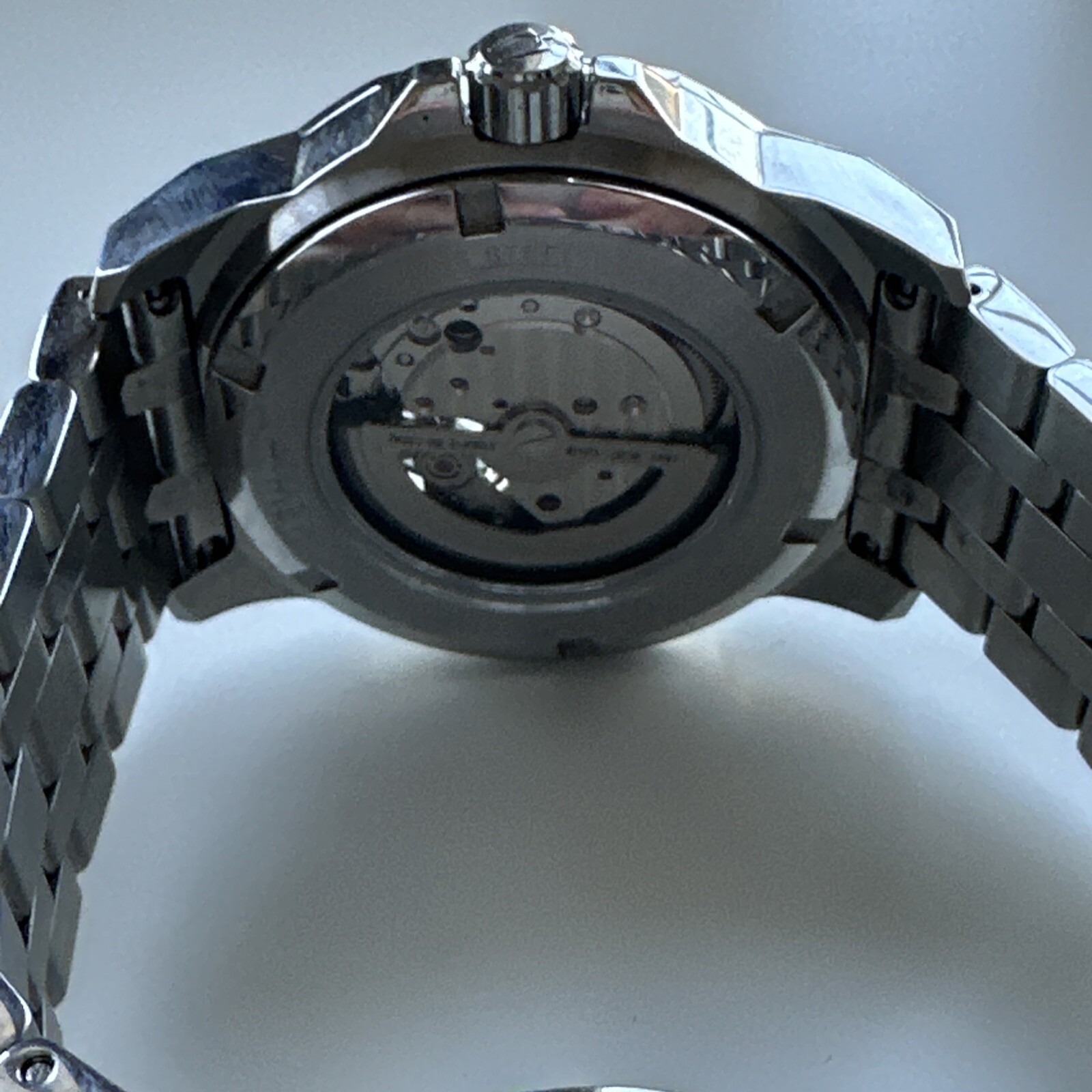 Bulova Men’s Marine Star Automatic Silver Stainless Steel Watch 44 MM 98A302