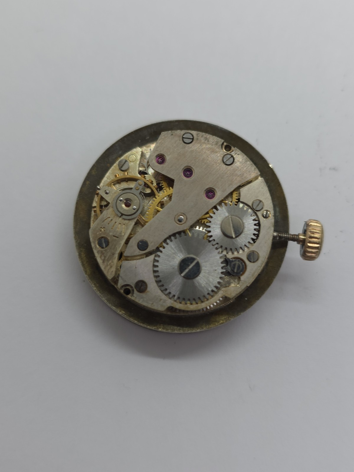 Vintage Watch Movement Cal. Cupillard “233 New” 1950 Good Balance MVT Holder