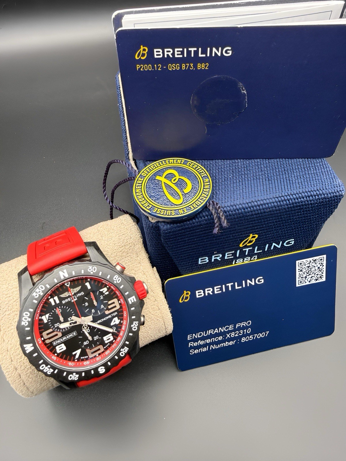Breitling Endurance Pro 44mm Red Ref: X82310D91B1S1 Full set
