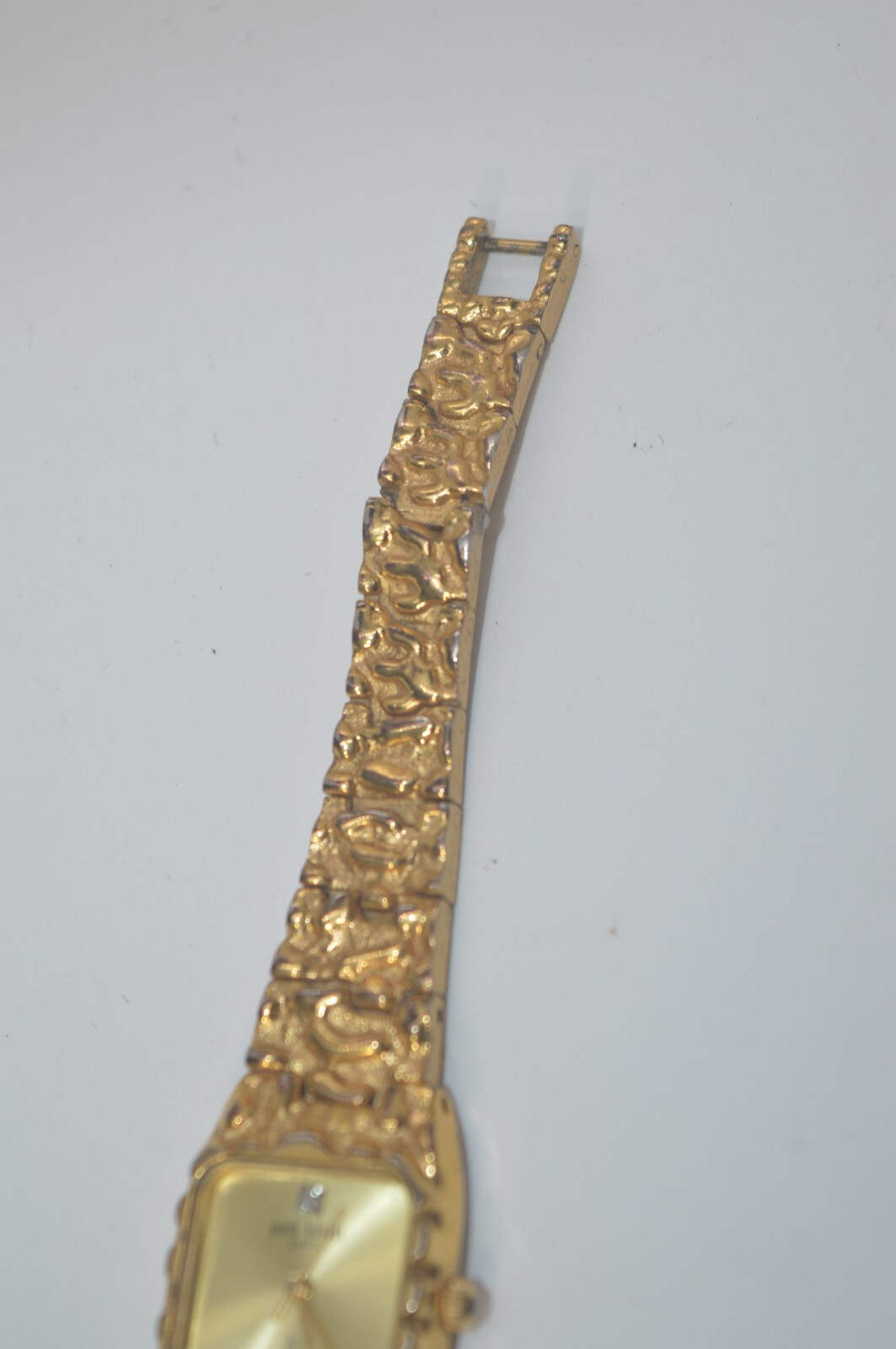 Pierre Bideaux Women Dress/Formal Gold Nugget Watch New battery GUARANTEED