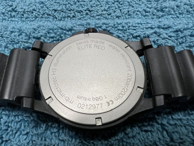 Traser Elite Red Military Diver Watch – Beautiful Condition!