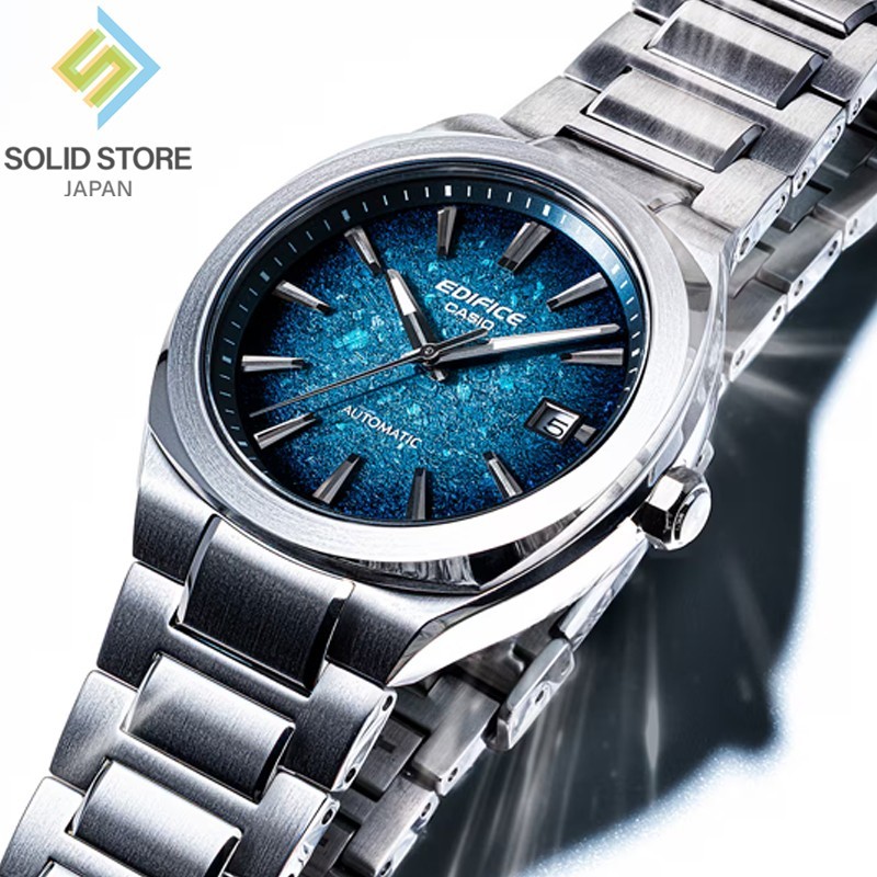 CASIO EDIFICE EFK-200D-2AJF Automatic Blue Electroformed Gradient Dial 38mm