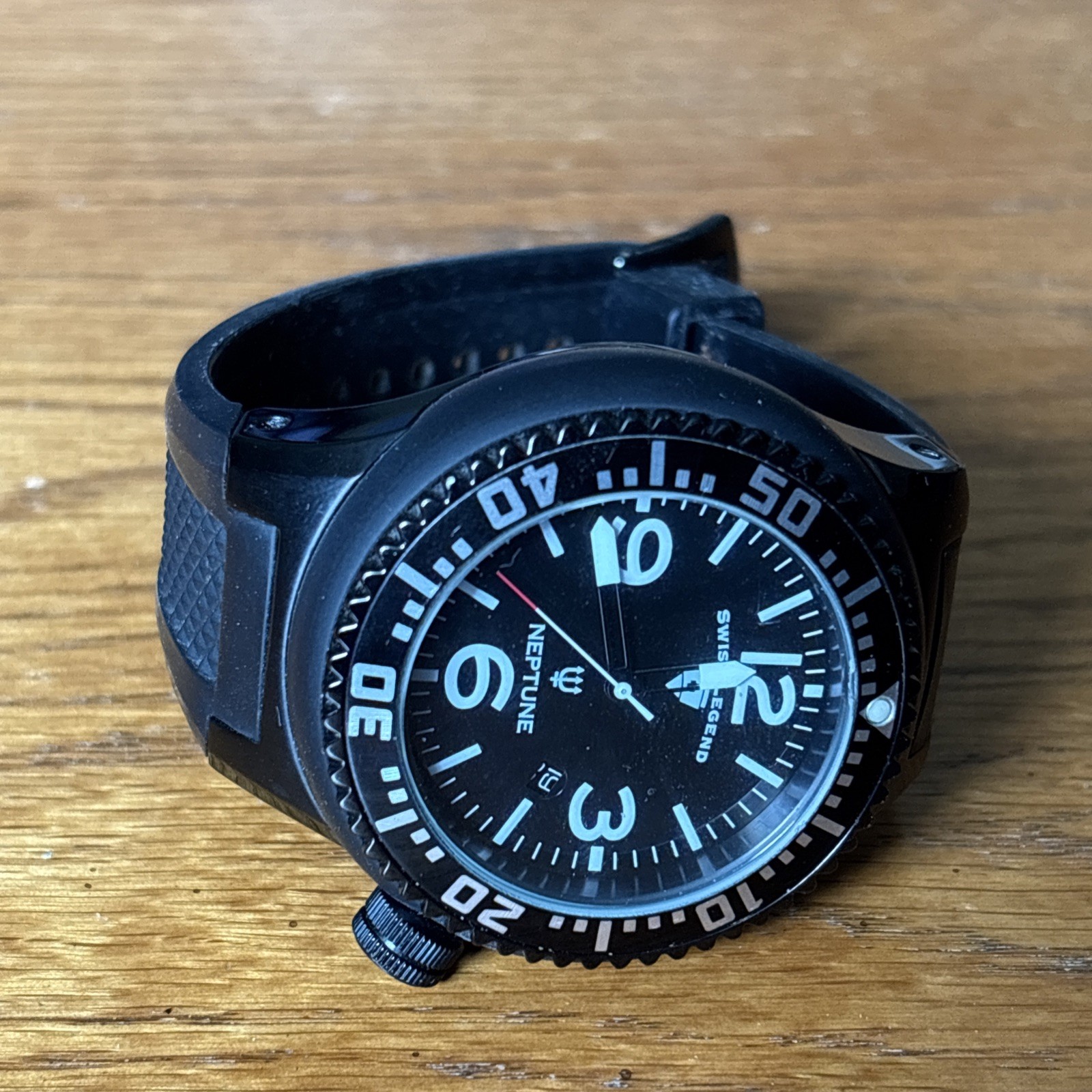 Swiss Legend Neptune Men’s Watch Black *needs new battery
