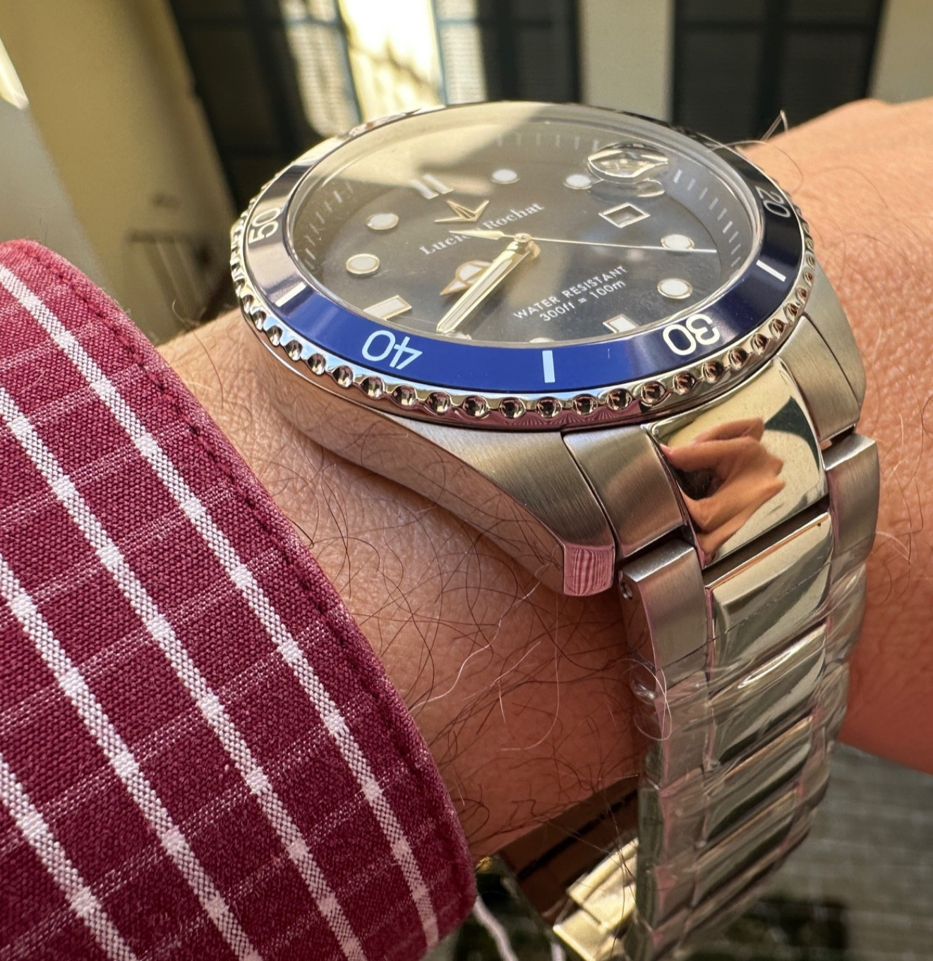 Lucien Rochat Men’s New Diver Watch Steel 43Mm Quartz Ref: 83947477