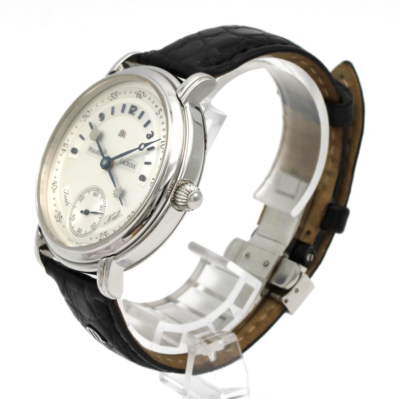 Authentic [Unserviced – Value Price] Maurice Lacroix Masterpiece Jour et Nui…