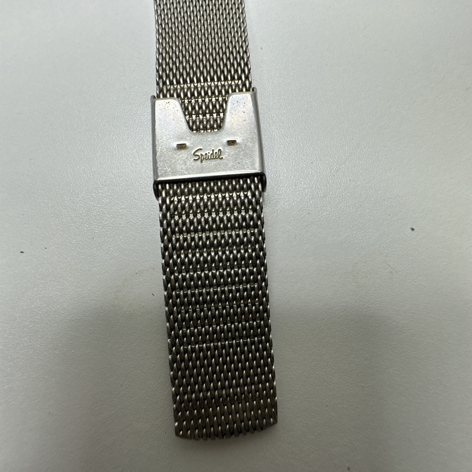 Vintage Benrus UNTESTED Quartz Citation Tank Watch Rectangle Speidel Band