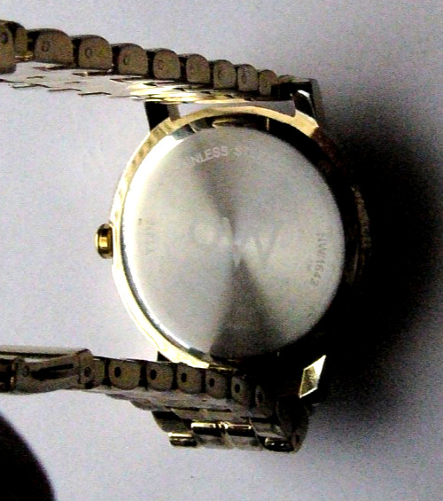 Nine West Women’s Gold-Tone And Tan Strap Wristwatch NW/1642