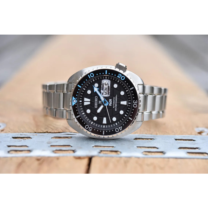 Seiko Prospex SRPG19K1 King Turtle PADI Edition Automatic Divers Black Dial