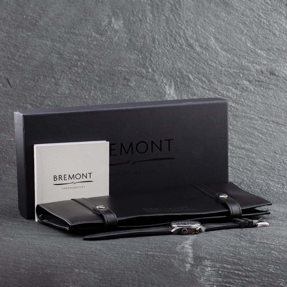 Second Hand Bremont Martin Baker Black Rubber Strap Watch MBIII/BZ.