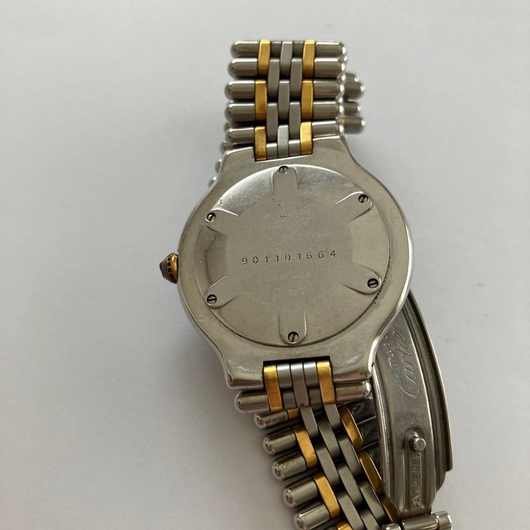 Cartier Must 21 Two Tone Two-Tone Gold Steel Quartz Ladies Watch 1340 Used JP