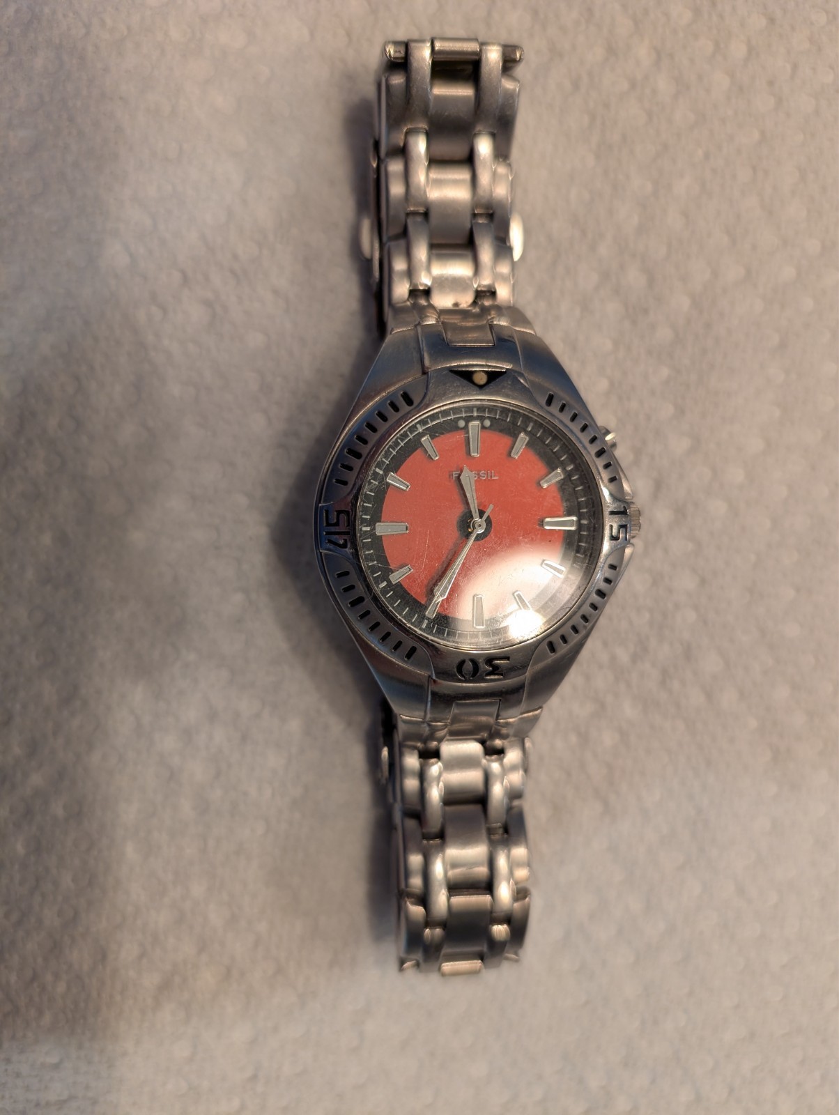 Vintage Fossil Kaleido Color Changing Whist Watch AM-3540
