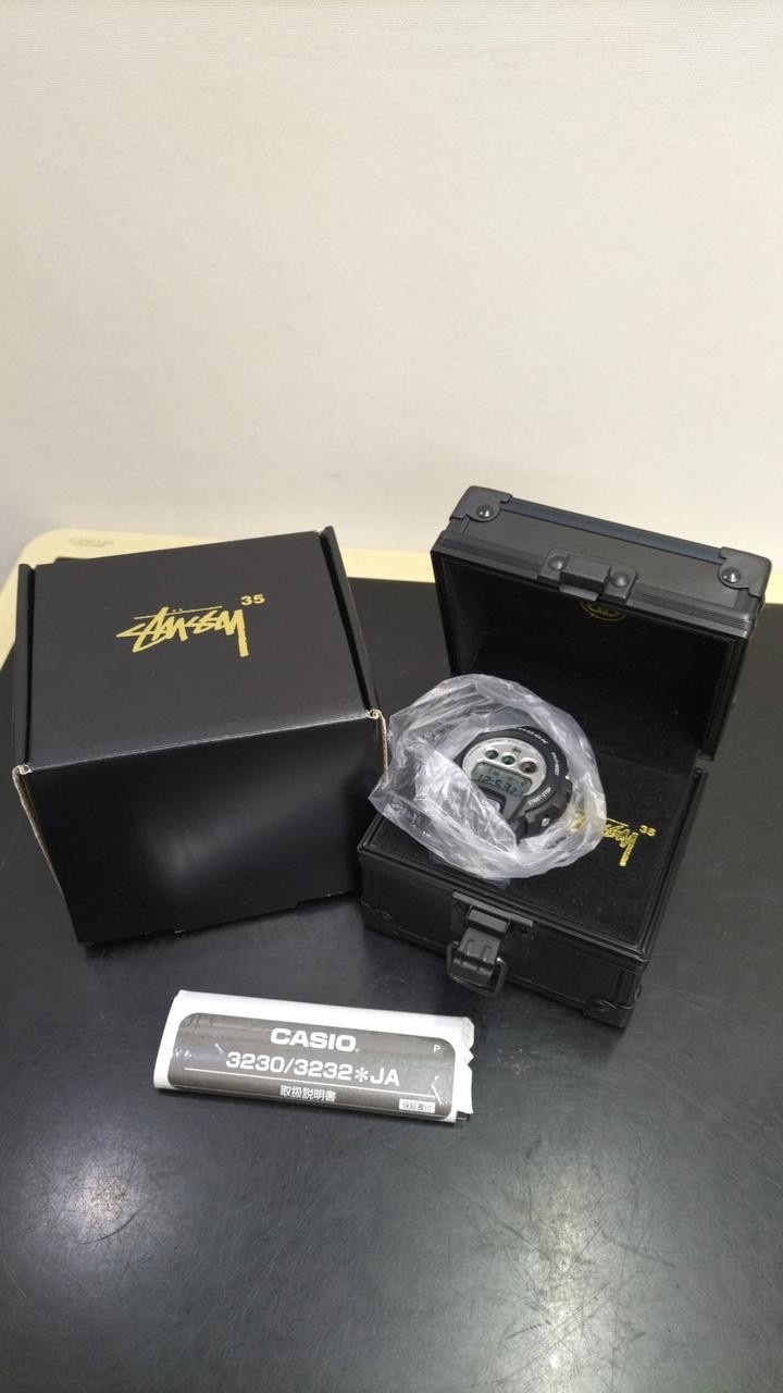 CASIO G-SHOCK DW-6900STF (Stussy 35th) Black Watch Auth Japan