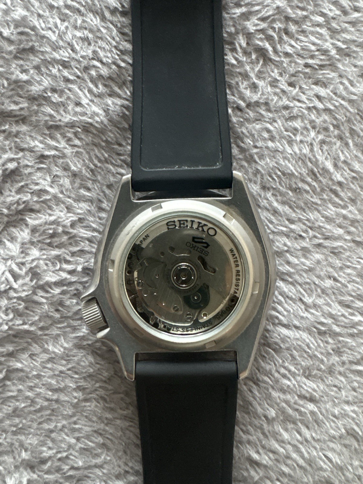Seiko 5 Sports Automatic Gray Dial Day/Date 100m Watch Rubber/Steel Bands