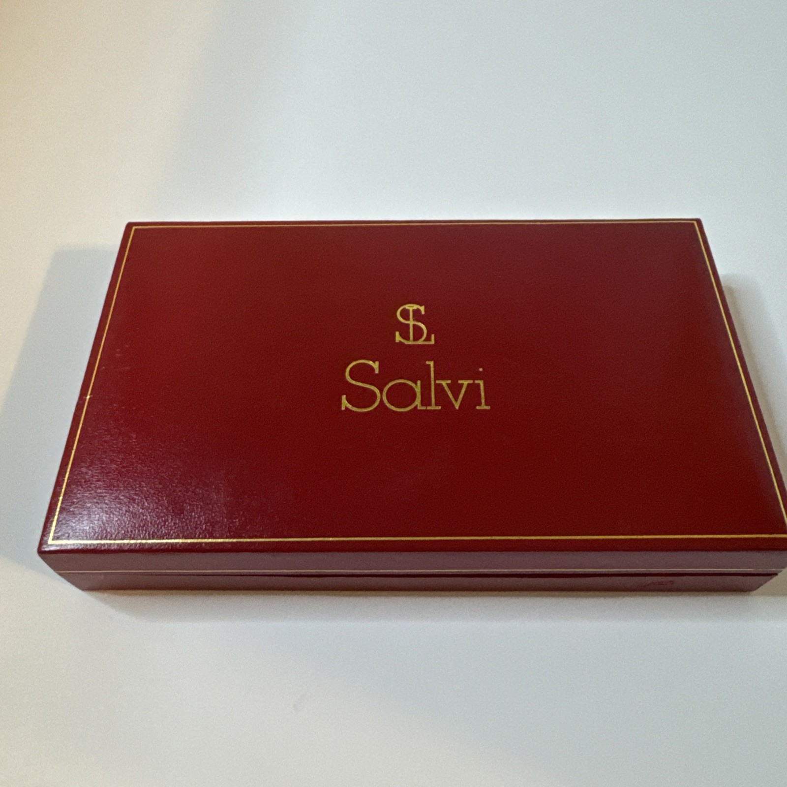 Salvi Unisex 18k Gold Plated Quartz Watch With letter Opener & Pen Gift Set VTG