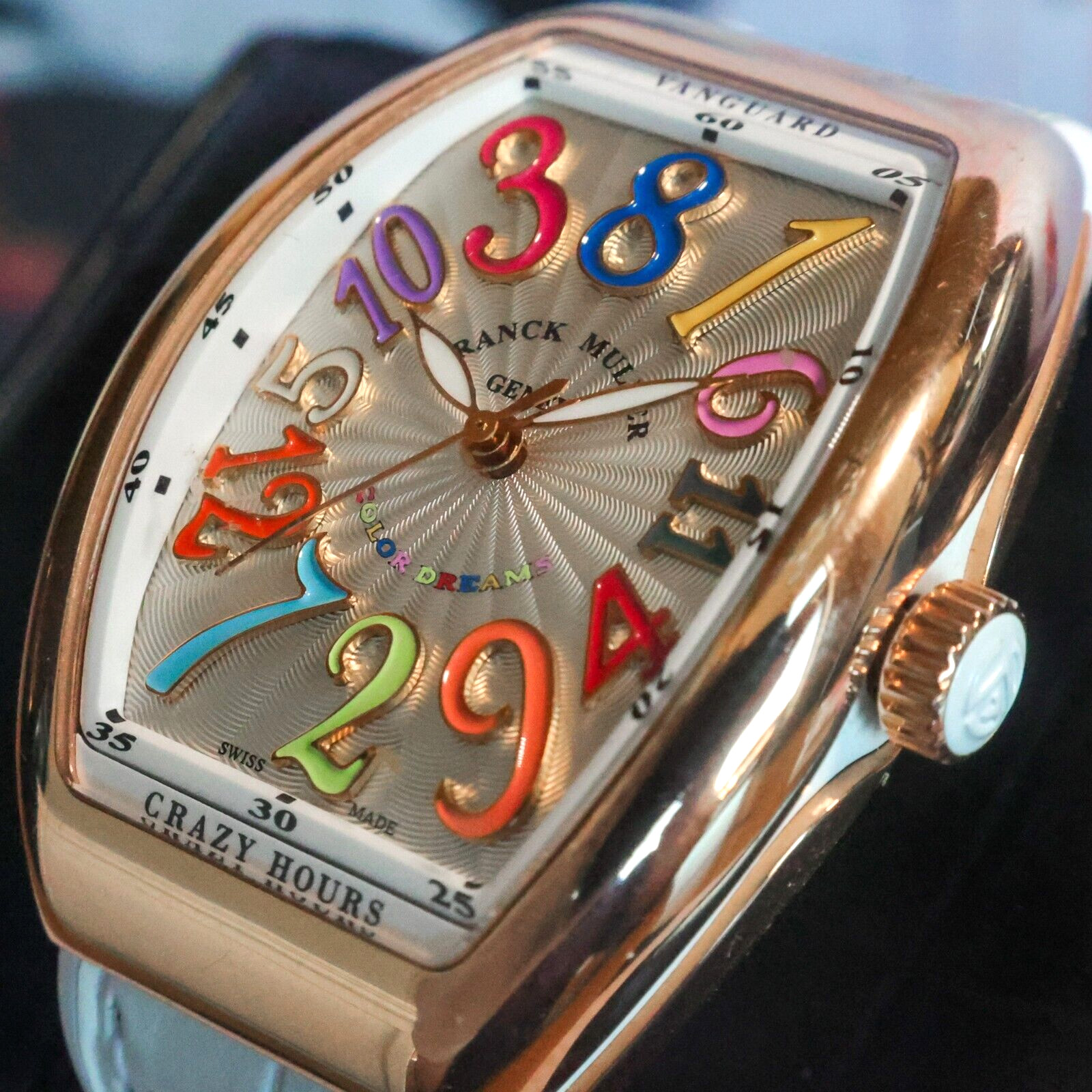 Franck Muller Vanguard Crazy Hours Color Dreams V35CHCOLDRM 2023 Unworn Full Set