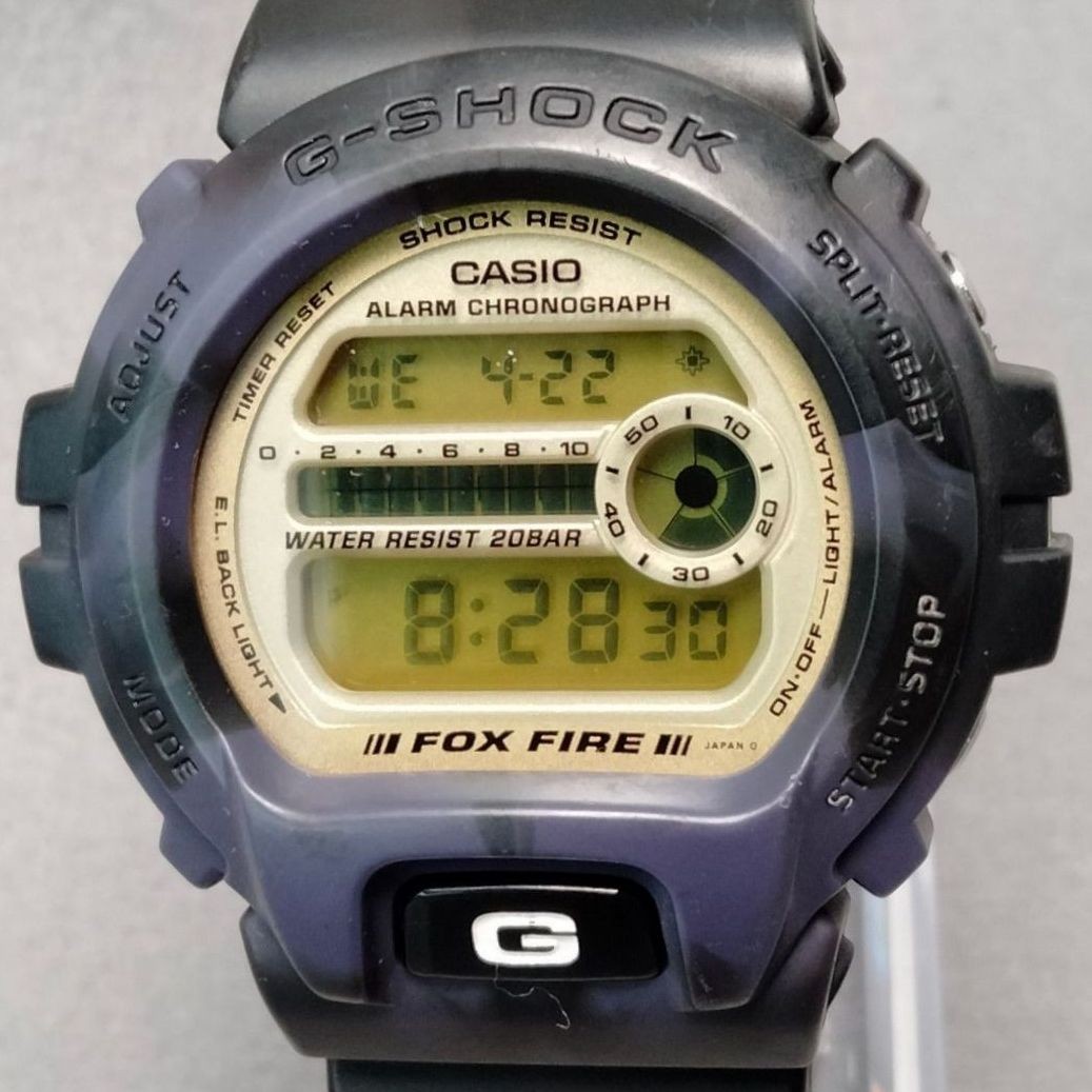 🔥 Rare CASIO G-SHOCK DW-6900 FOX FIRE 1449 Korea Vintage Digital Watch Japan
