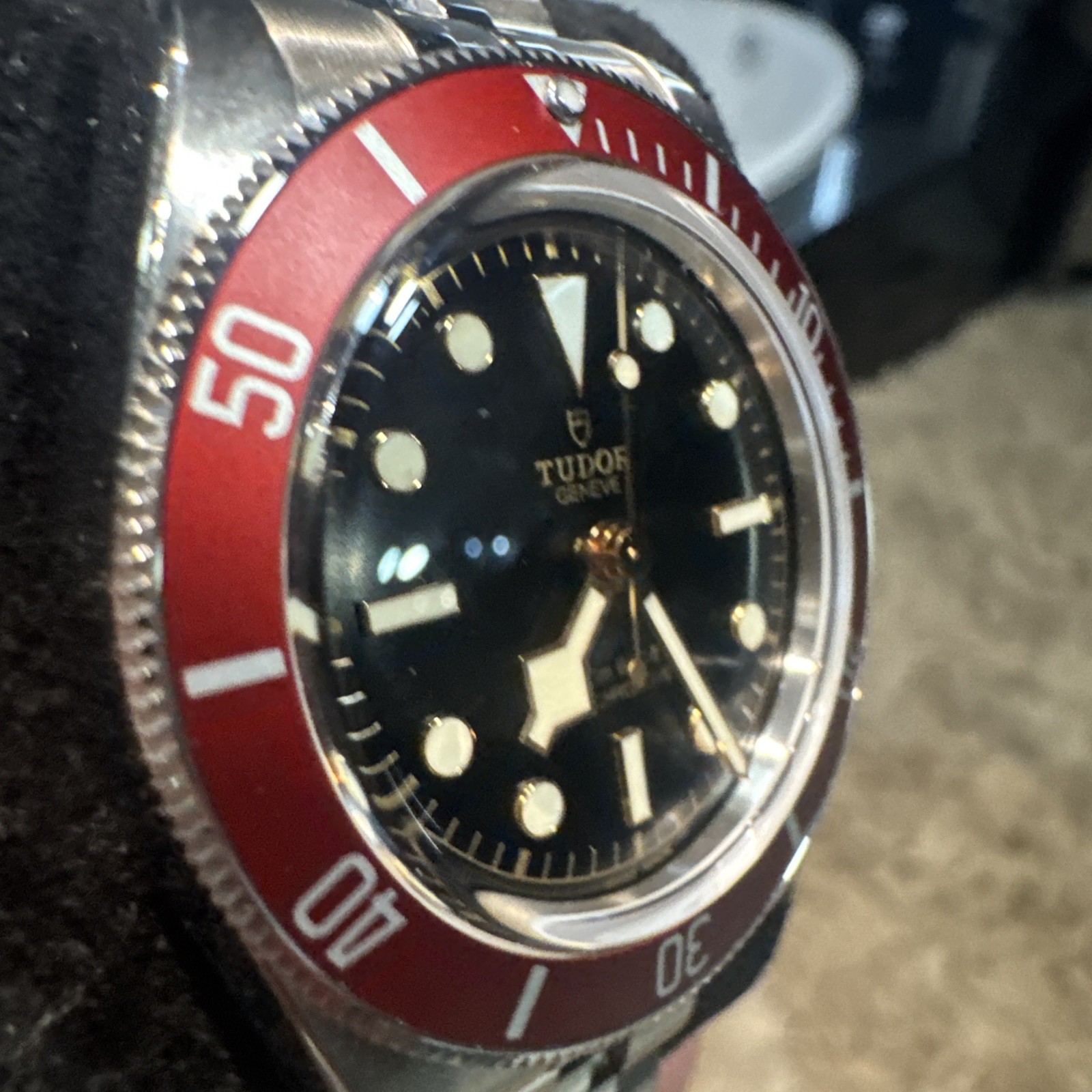 Tudor Black Bay – 7941A1A0RU – 41mm Red Bezel Watch (2025)- Jubilee Bracelet