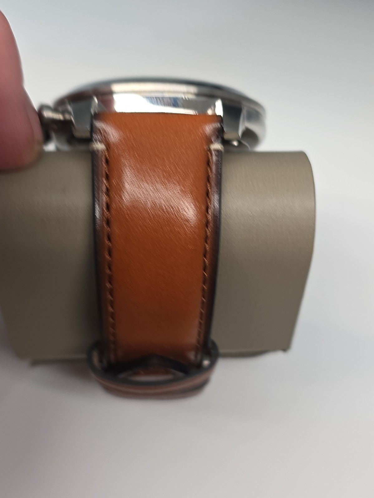 Fossil Men’s Chronograph Townsman Light Brown Leather Strap Watch 44mm FS5279 –