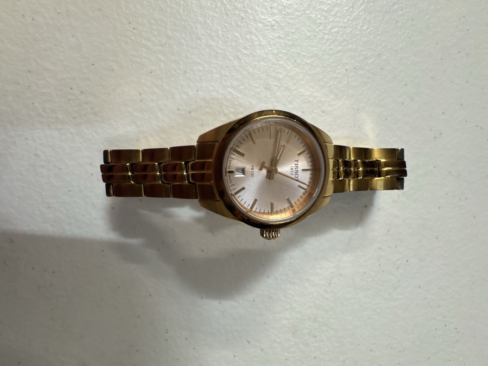 Tissot PR 100 Lady Small Rose Gold PVD Swiss Quartz Watch T101010 A