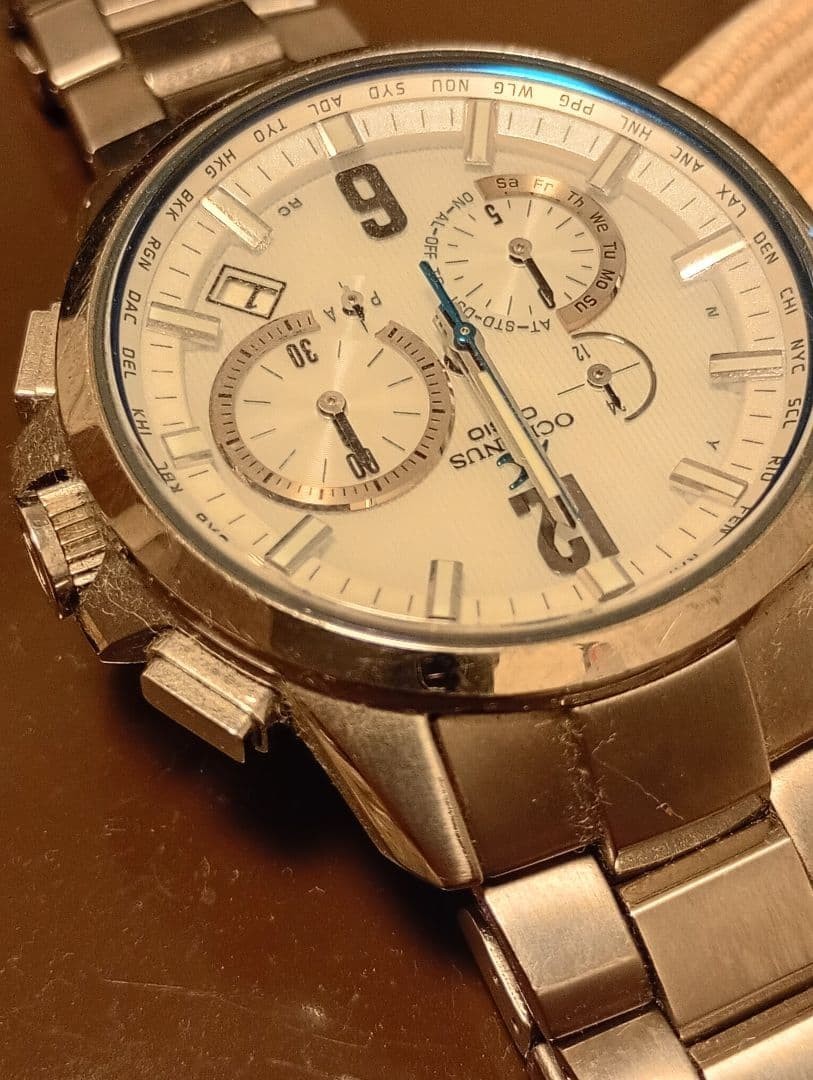 Casio OCW-T2000-7AJF Oceanus Watch Titanium 43mm White Japan Wristwatch JP