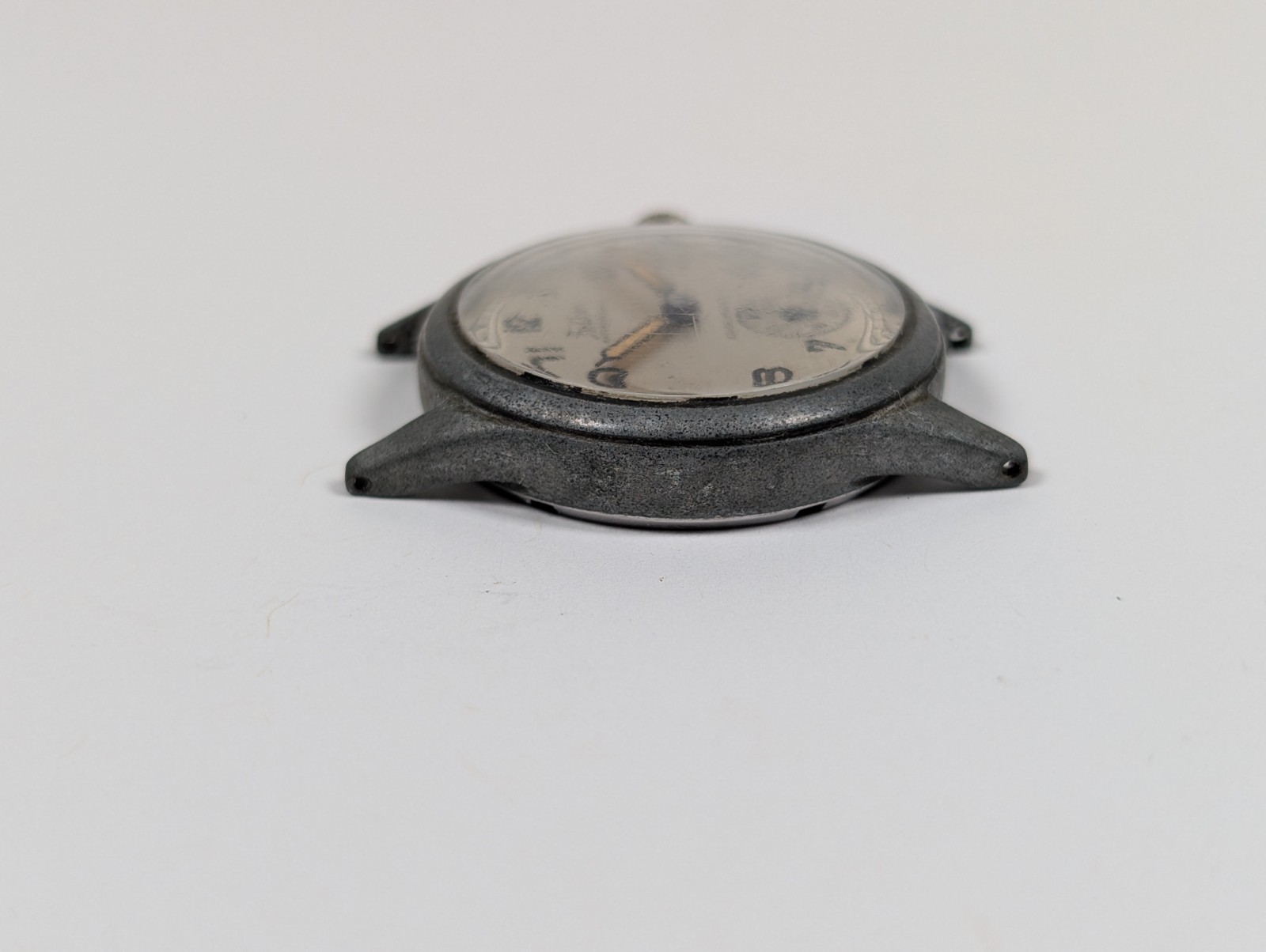Vtg Felco Waterproof Military Field Watch Manual Wind 30mm Swiss 1940s RUNNING