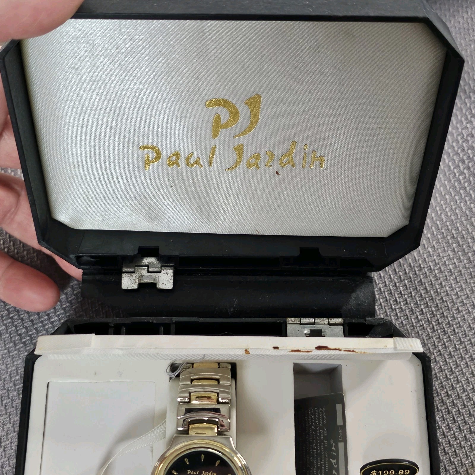Paul Jardin Men’s Watch Unworn But 5+ Years Old Needs New Battery Please Read⬇