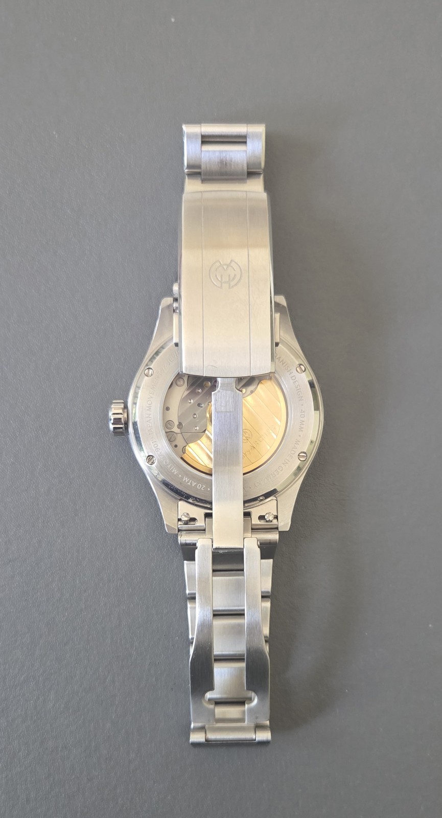 Henry Archer Vesterhav Polaris 40mm Automatic, 20 ATM, Meteorite Gray Dial, Date