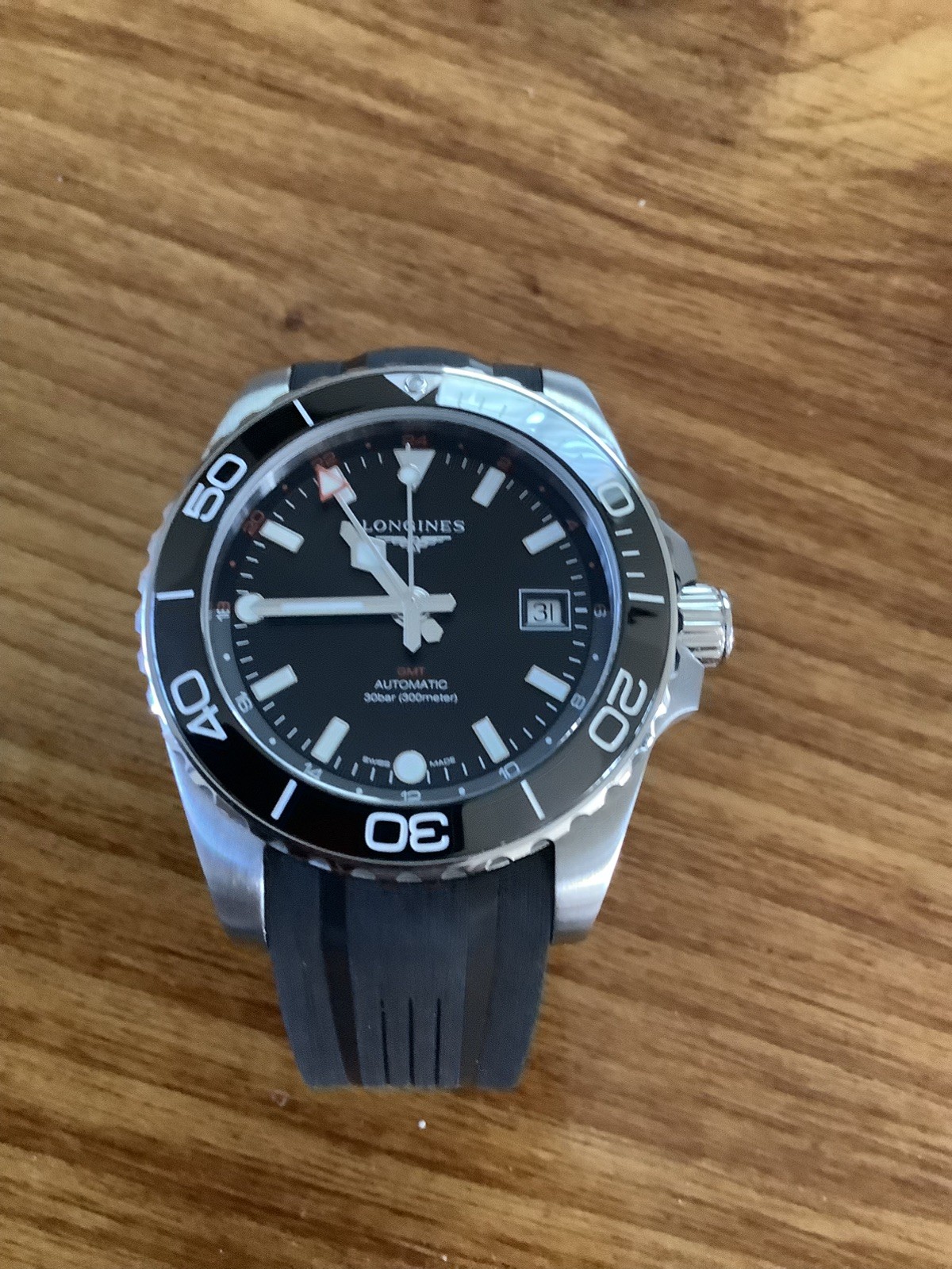 Longines HydroConquest Black Unisex Adults Watch – L3.790.4.56.6