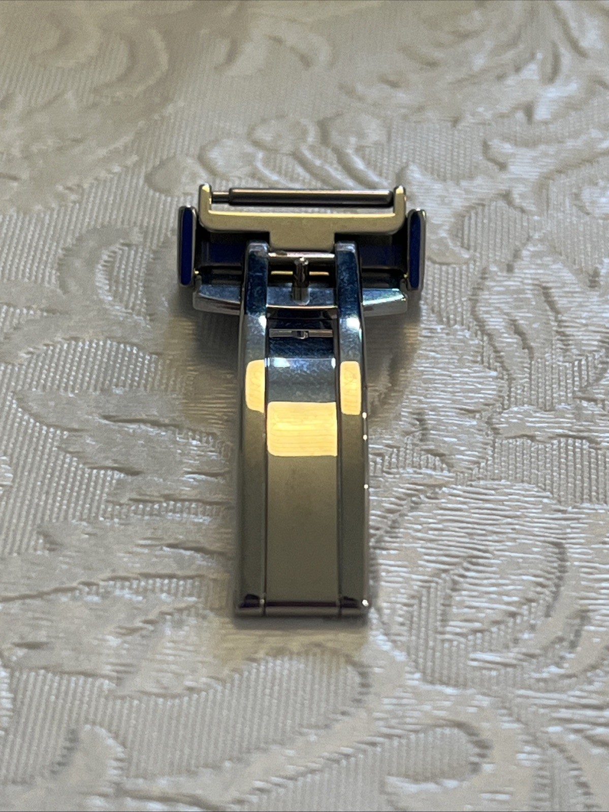 TIFFANY & CO. 10MM STAINLESS STEEL ATLAS WATCH DEPLOYEMENT (WATCH PARTS)