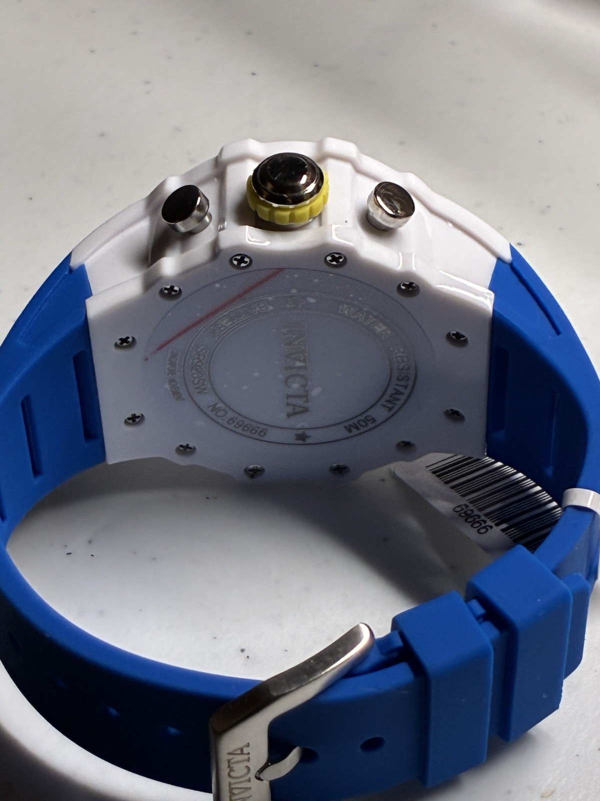 Invicta – Vaulthan – Unisex Watch – 44mm – Blue/White – (69666)