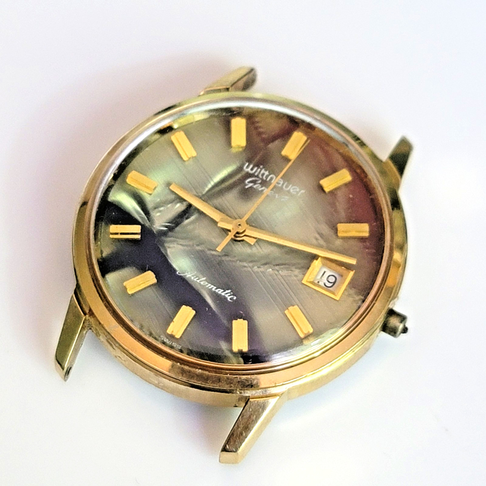Wittnauer Genève Automatic MOP Dial ETA 2783 Date Watch Swiss – BB01