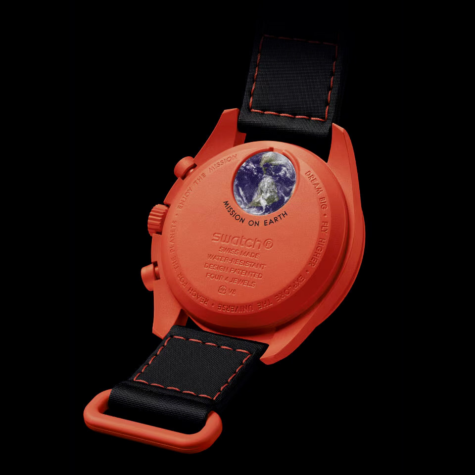 Swatch x Omega Bioceramic Moonswatch Mission To Earth LAVA BRAND NEW FAST SHIP